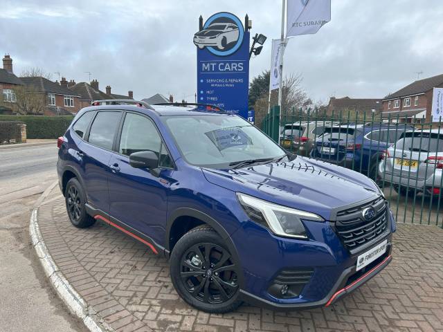 Subaru Forester 2.0i e-Boxer Sport 5dr Lineartronic Estate Petrol / Electric Hybrid Blue