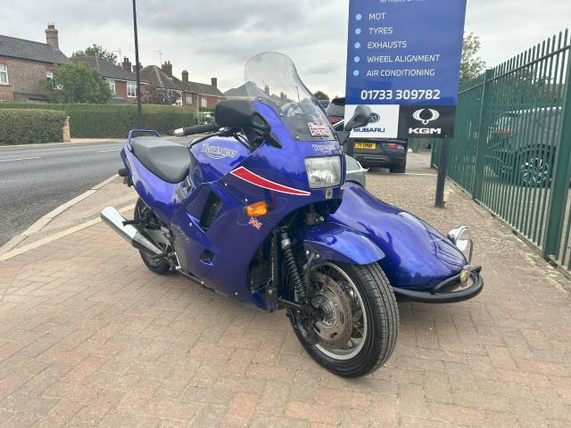 Triumph 900 Trophy Combination Sidecar Petrol Blue