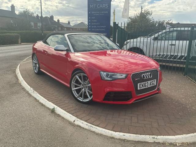 Audi RS5 4.2 FSI Quattro 2dr S Tronic Convertible Petrol Red
