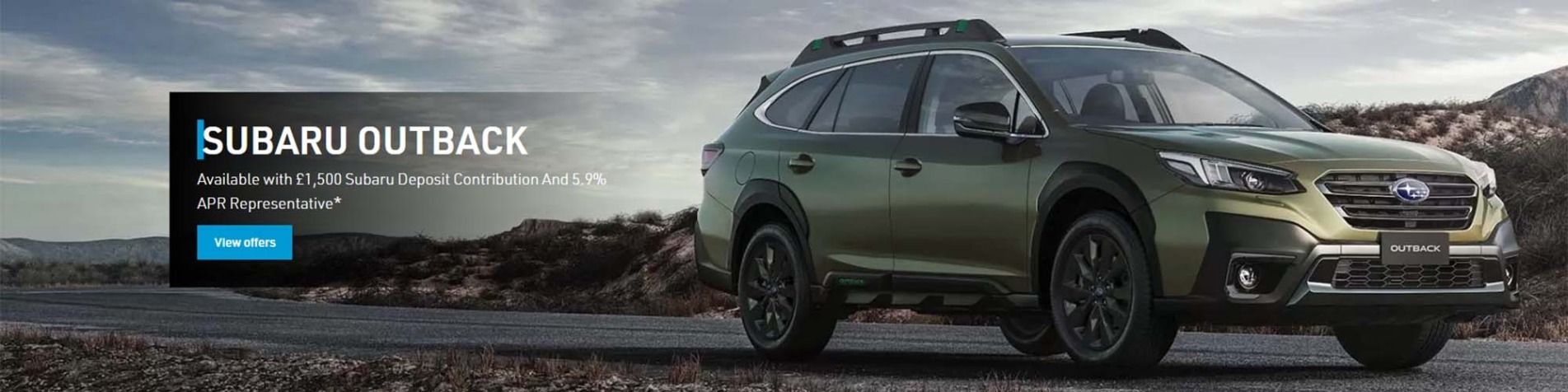 Subaru Outback Homepage Banner Q3