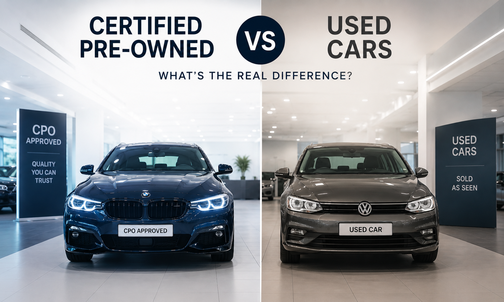 Certified Pre-Owned vs Used Cars: What’s the Real Difference?