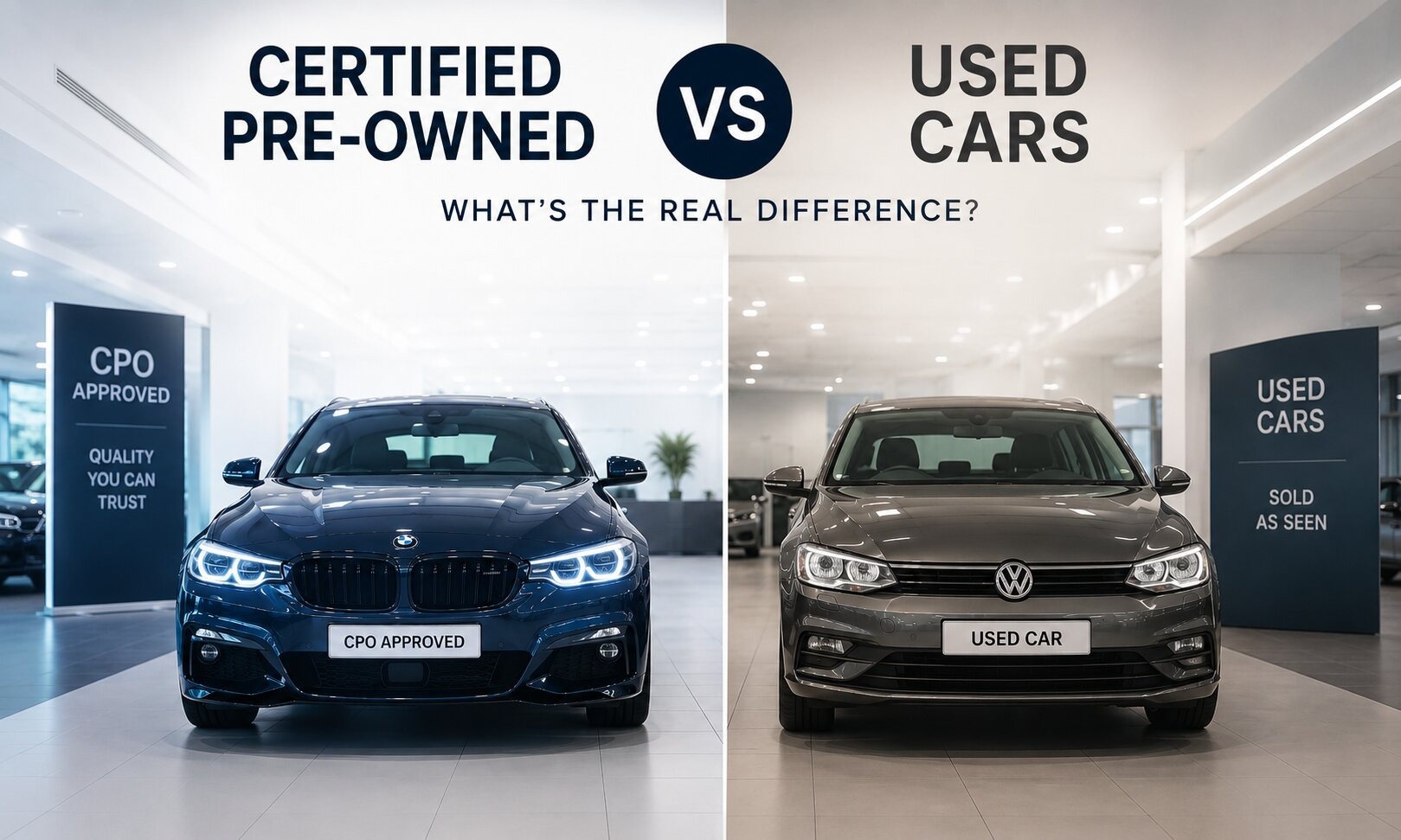Certified Pre-Owned vs Used Cars: What’s the Real Difference?